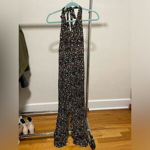 Floral jumpsuit, size small